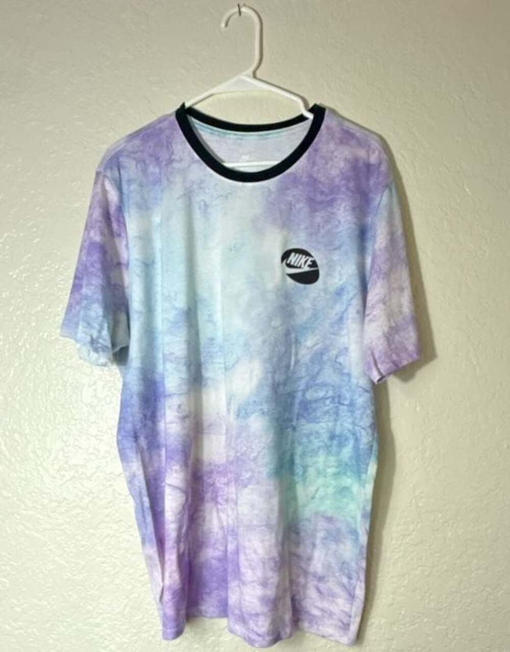 Nike The Nike Tee Size XL Tie Dye Blue Purple T-Shirt